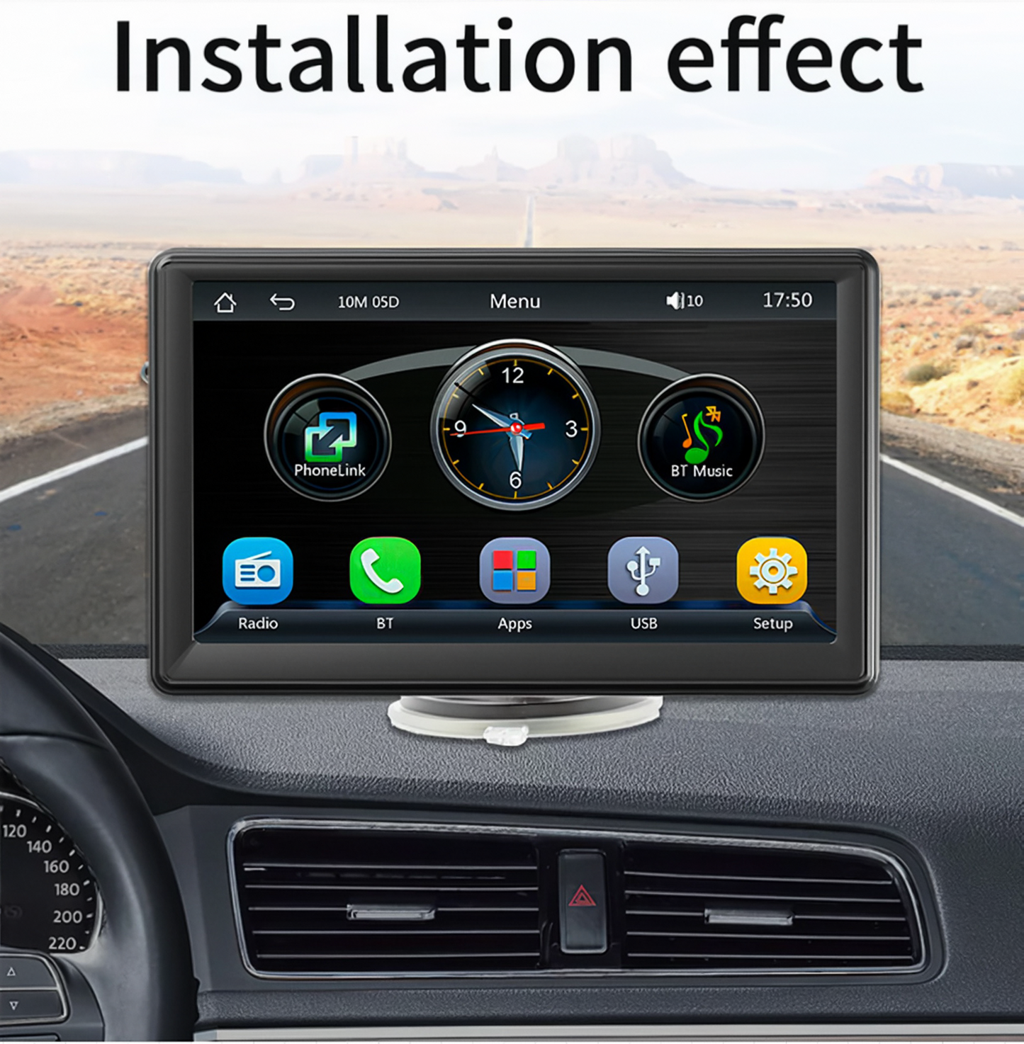 DriveXperience Pro 7" - Carplay & Android Auto Wireless Hub