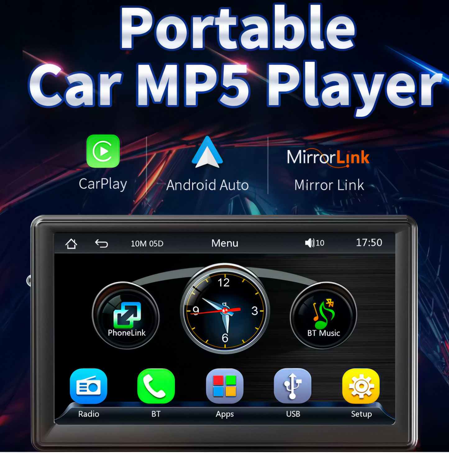 DriveXperience Pro 7" - Carplay & Android Auto Wireless Hub